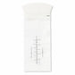 Emesis Bag with Paper Funnel, Graduations, LDPE, Clear