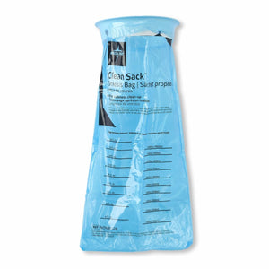 Emesis Bag with Rigid Plastic Ring, Graduated, LDPE, Blue