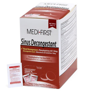 Phenylephrine HCI, 1 x 10 mg Unit Dose Tablet, 500 Packets/Box