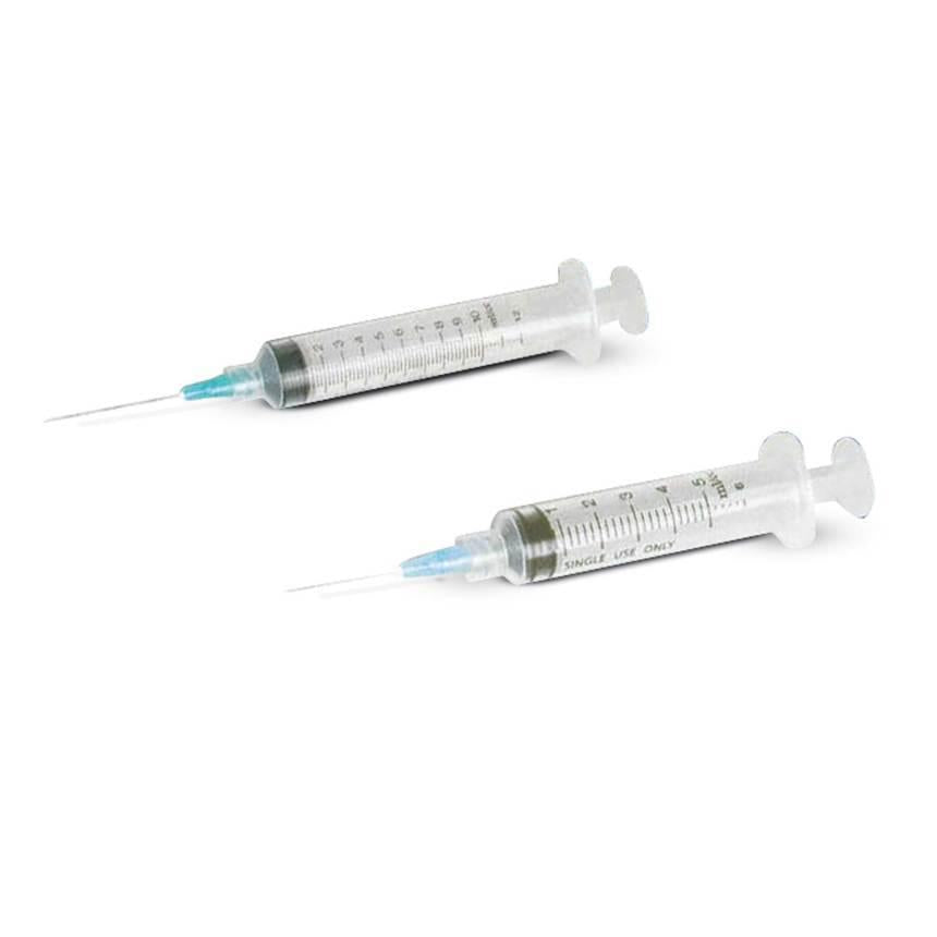 Health Care Logistics Syringe with Cap, No Needle, Luer Lock, Sterile, 3 mL