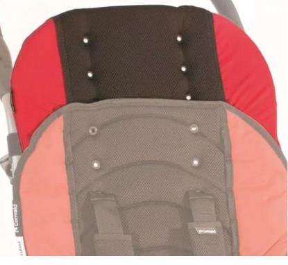 Headrest Ext 14", Red