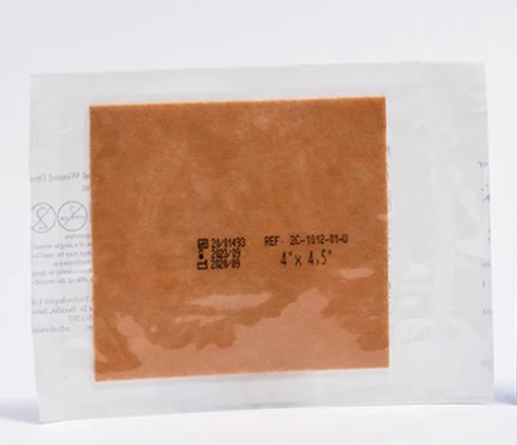 Medcu antibacterial wound dressings with copper-oxide, sterile, 2" x 2.4"