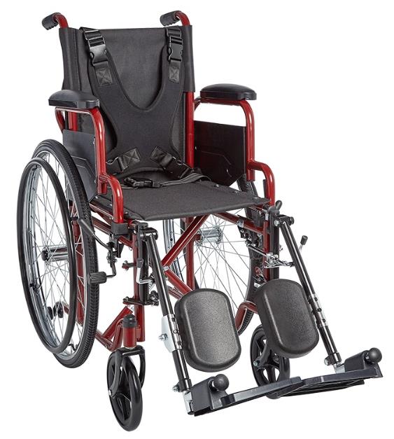 Ziggo 14" Wheelchair, Red