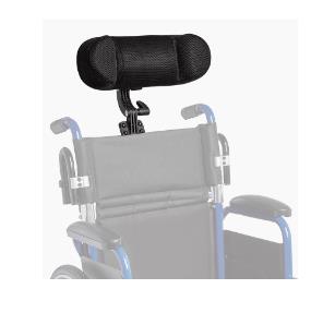 Headrest W/Adj Mounting Bracket, Wheelchair