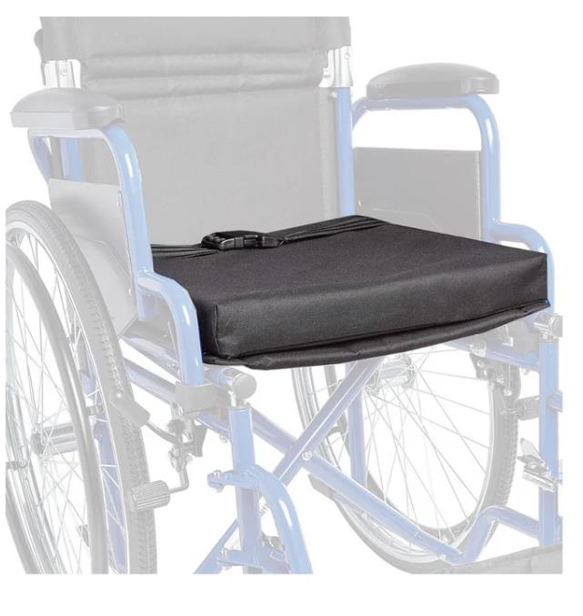 Seat Cushion,  Blk, Ziggo, 18"
