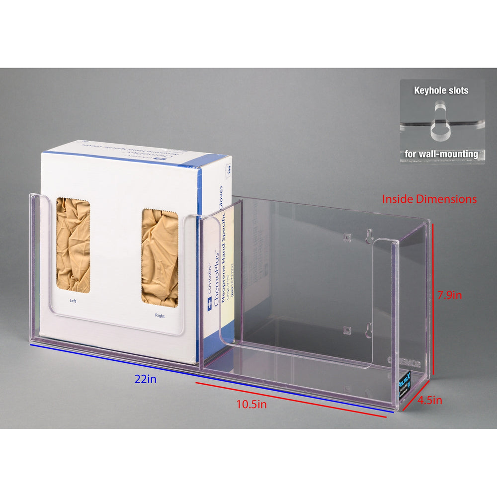 Chemo Glove Box Holder-2 Box (Wall Mount)