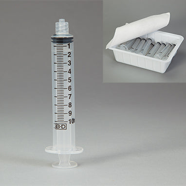 Health Care Logistics Sterile BD™ Luer-Lok™ Syringe Pharmacy Pack, 10mL