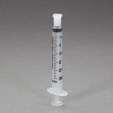 Health Care Logistics BD™ Oral Dispensers with Tip Caps, 3mL, Clear