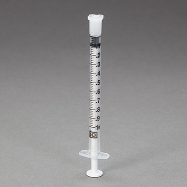 Health Care Logistics BD™ Oral Dispensers with Tip Caps, 1mL, Clear