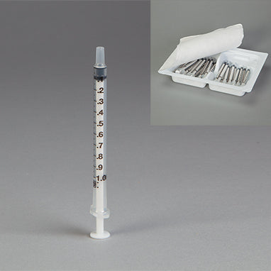 Health Care Logistics Sterile BD™ Luer Slip Syringe Pharmacy Pack, 1mL