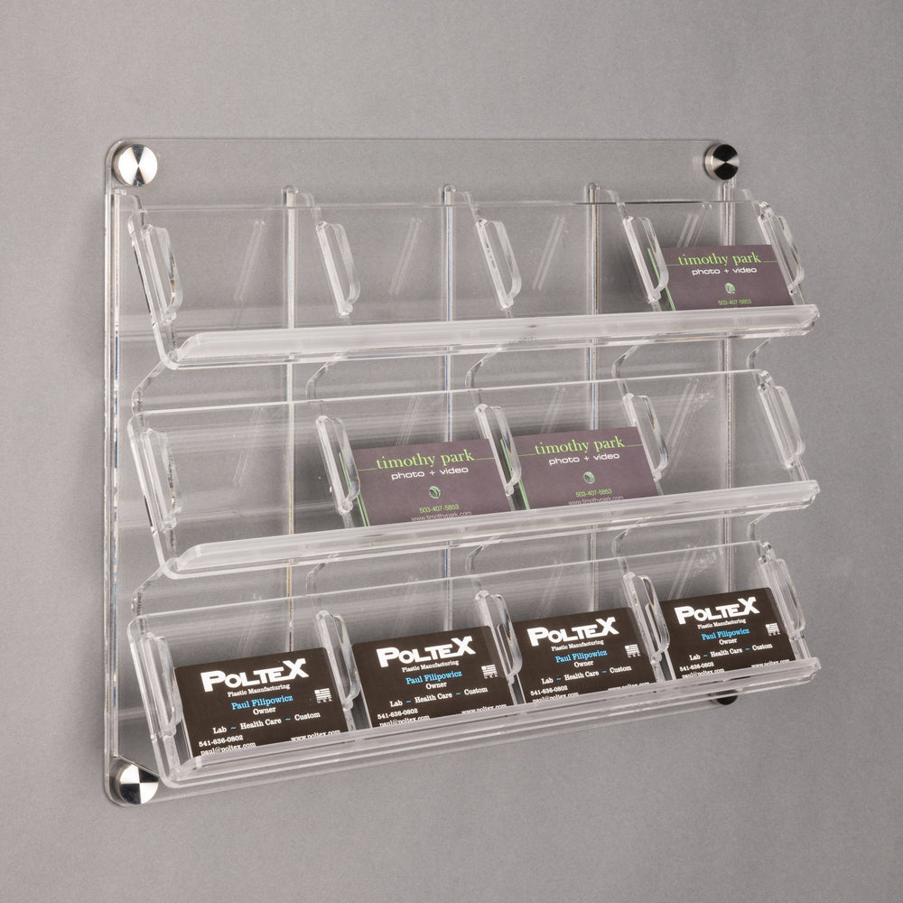 Deco Business Card Display-12 slot (SSCAP4)