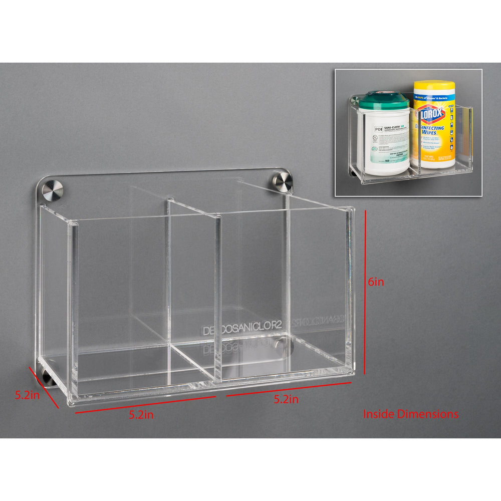 Deco Wipe Tub Holder-2 Position (SSCAP4)