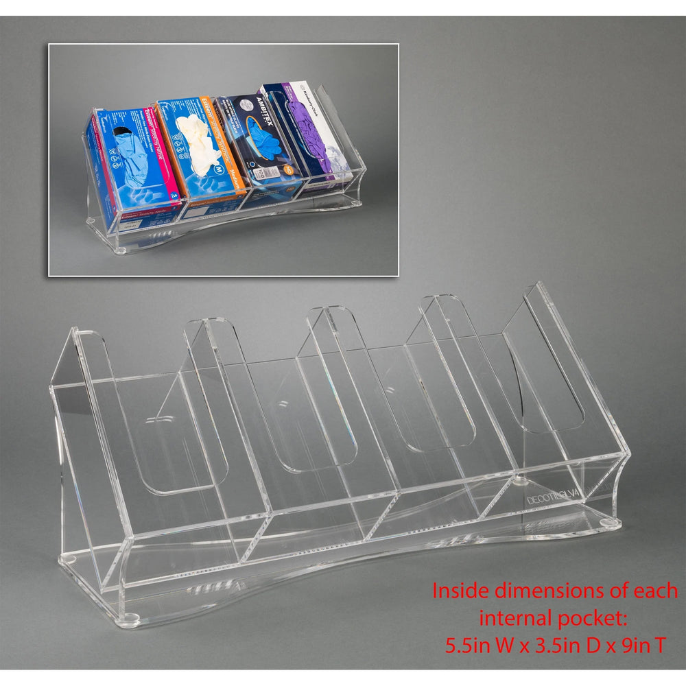 Deco Countertop Glove Box Holder-4 Position (Bump)
