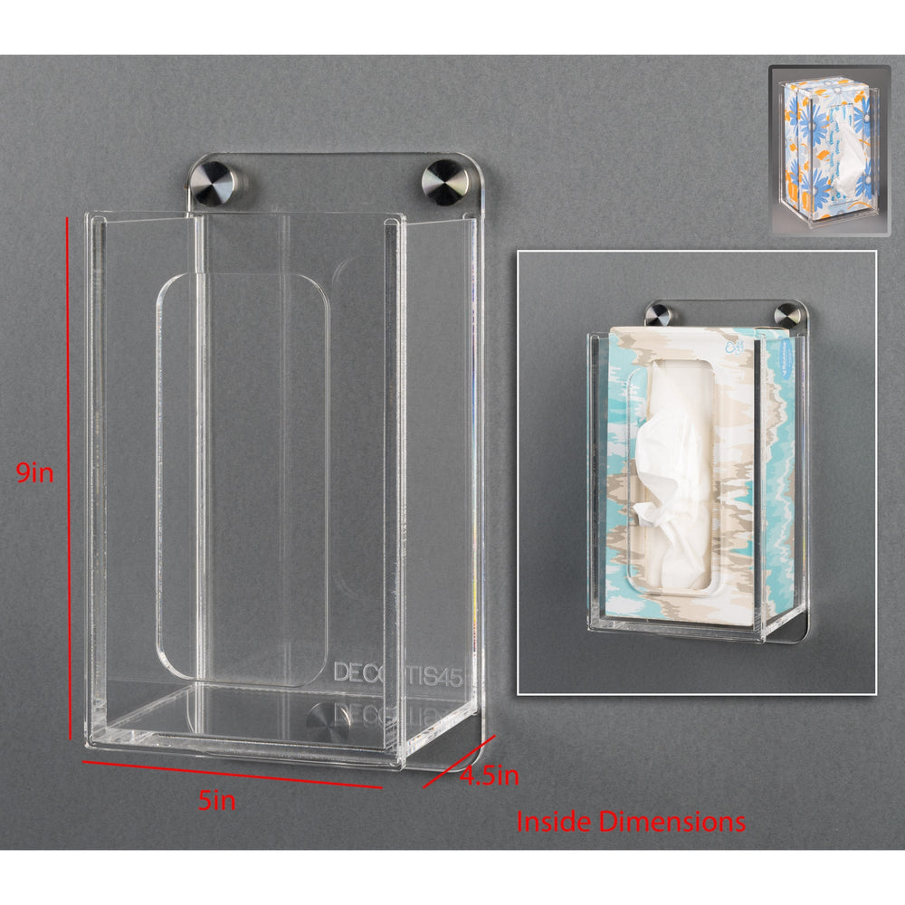 Deco Tissue Box Holder-4.5in Deep (SSCAP3)