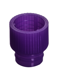 Push cap, violet suitable for tubes  15.7 mm