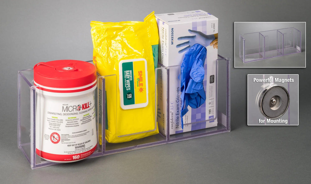 Wipe Cannister 2 Glove Box Holder (Magnets 4)