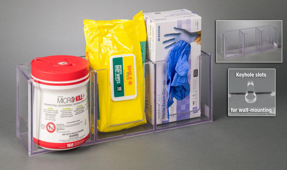 Wipe Cannister 2 Glove Box Holder (Wall Mount)