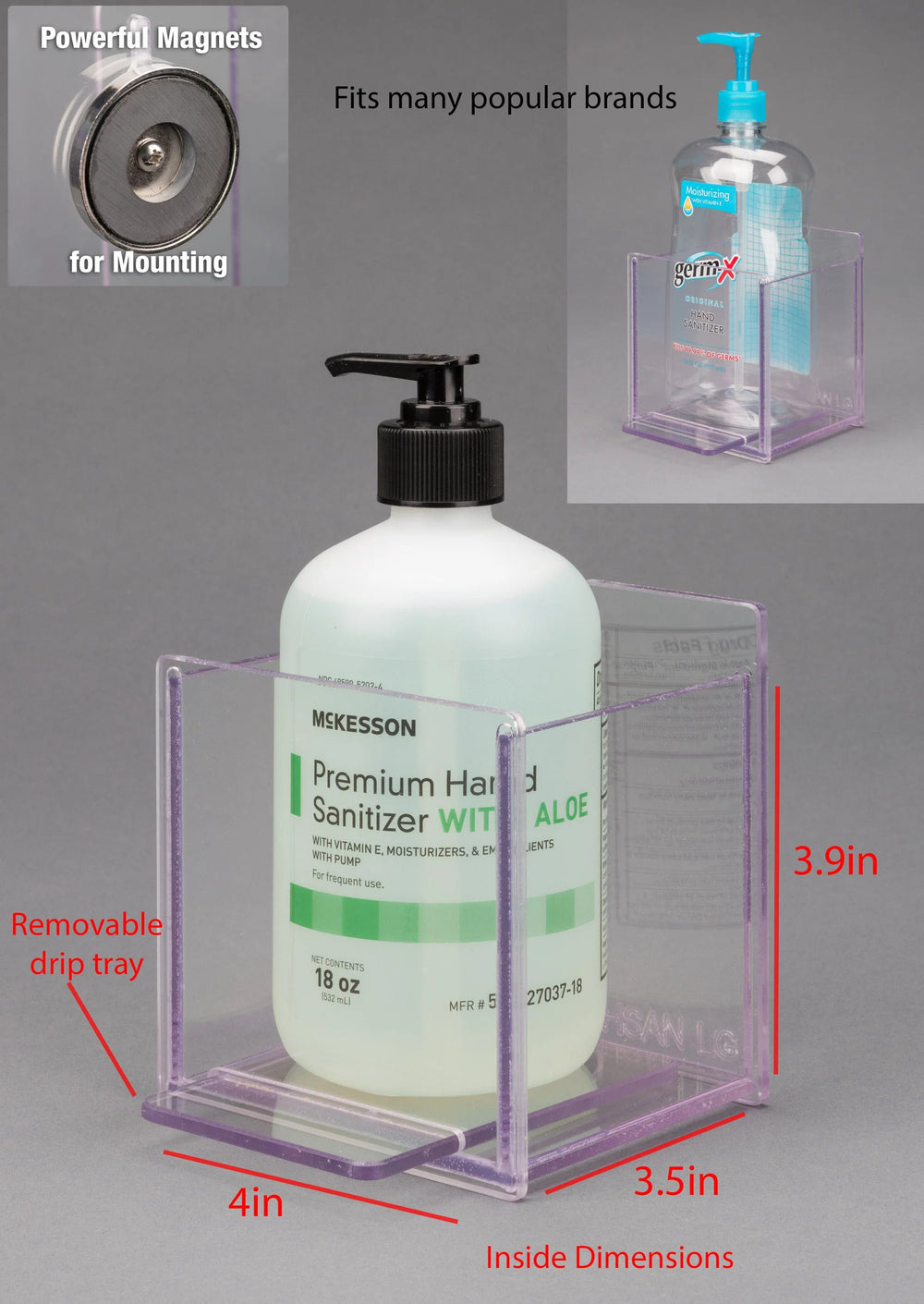 SMALL Hand Sanitizer Holder (Magnets 2)