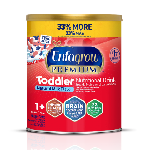 Enfagrow® PREMIUM Toddler Nutritional Drink - Natural Milk Flavor - Powder