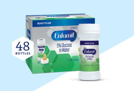 Enfamil® 5% Glucose In Water for Babies - Ready to Use - 2 fl oz Bottles