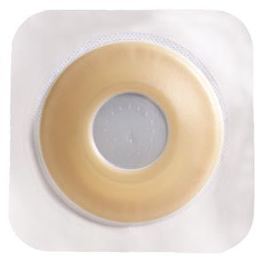 Skin Barrier, Pre-Cut, Tape Collar, White, 1 3/4