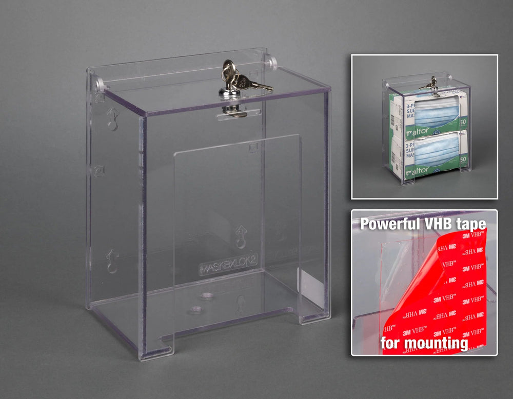 Locking Mask Box Holder-2 Box (VHB Tape)