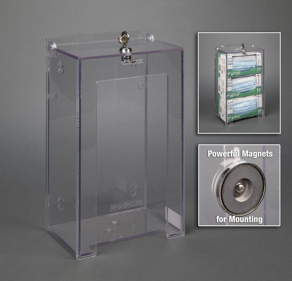 Locking Mask Box Holder-3 Box (Magnets 3)