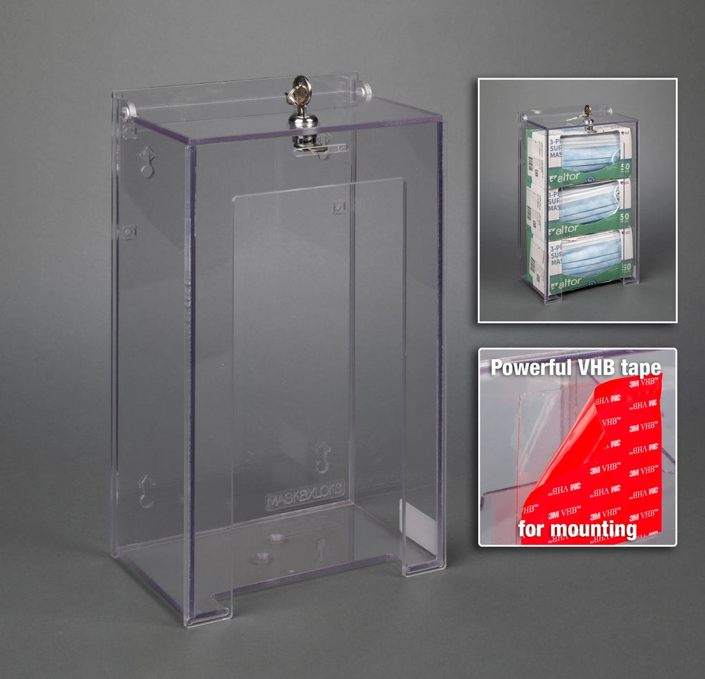 Locking Mask Box Holder-3 Box (VHB Tape)