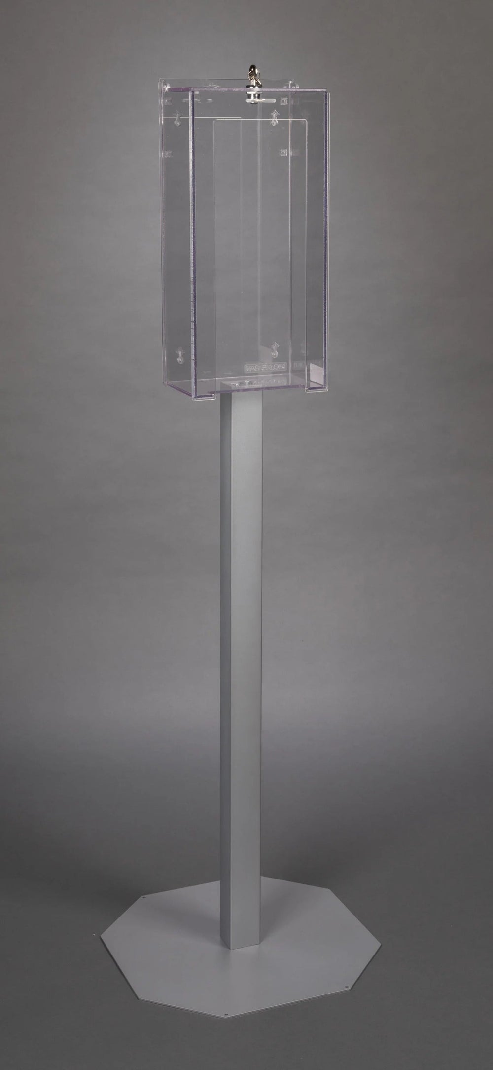 Locking 4 Mask Box Holder (2STL Stand, 2 STL Kit)