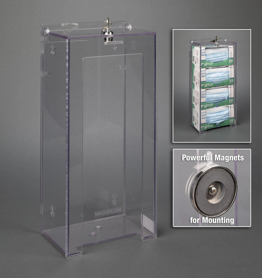 Locking Mask Box Holder-4 Box (Magnets 3)