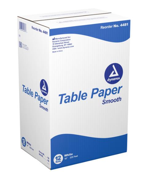 Table Exam Paper - Smooth, 18" x 225'