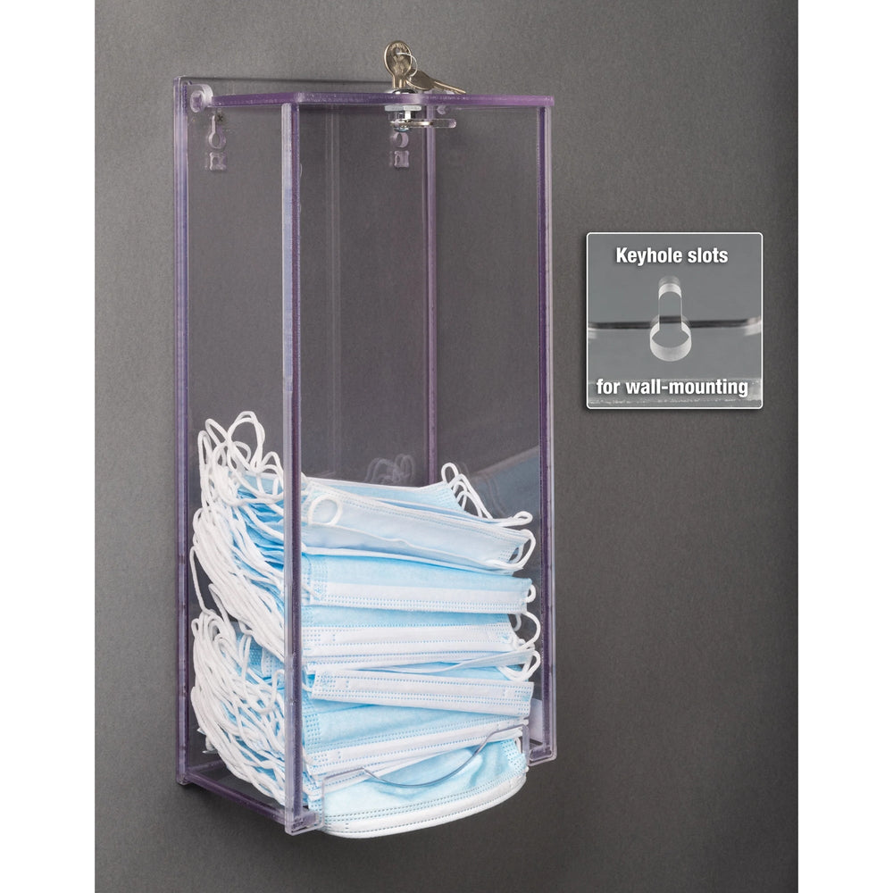 Locking Earloop Mask Dispenser (Wall Mount)