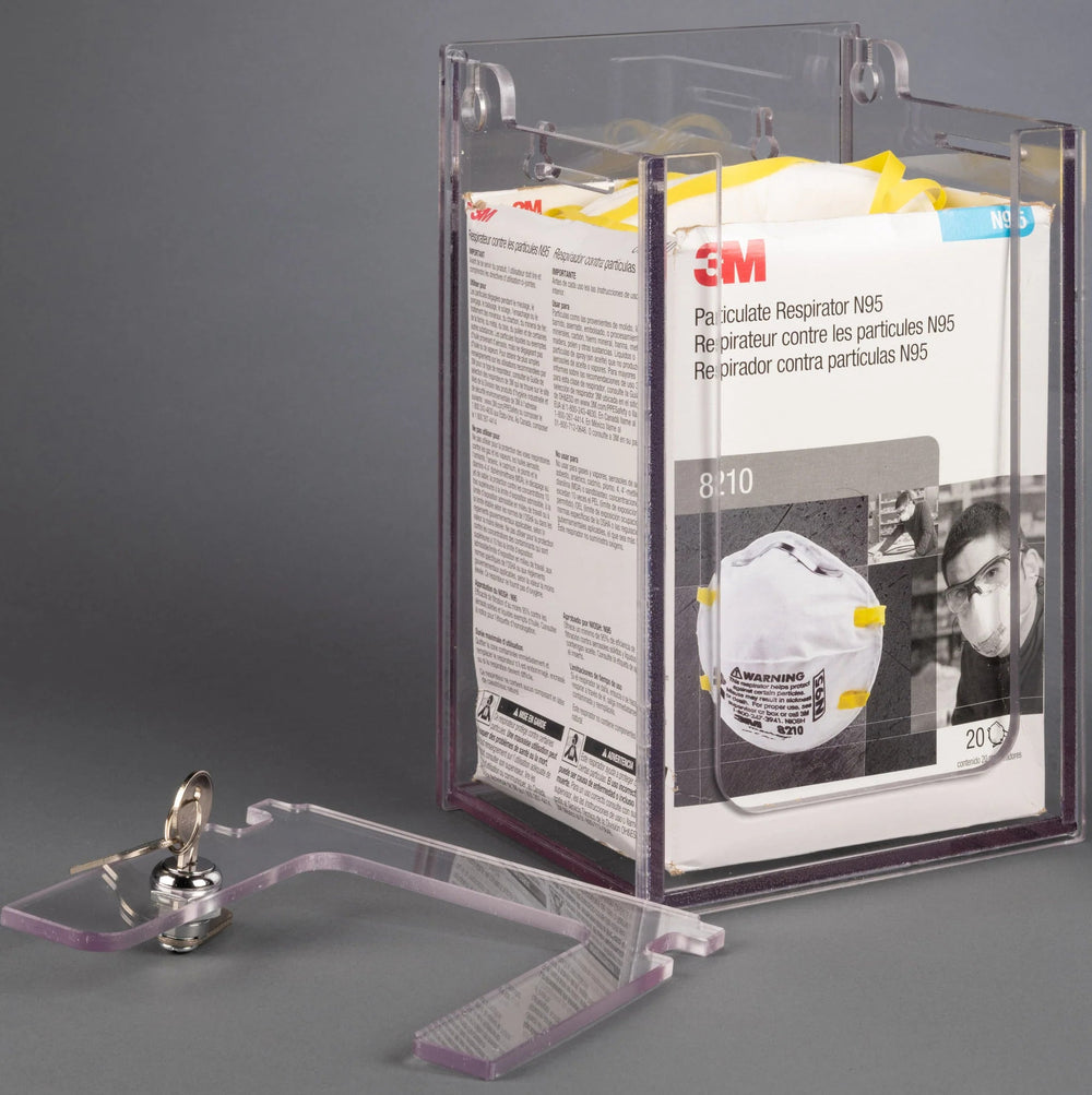 Locking N95 Mask Dispenser (Magnets 3)