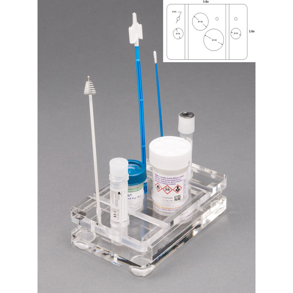Pap Smear Procedure Holder ACRYLIC (Bump)