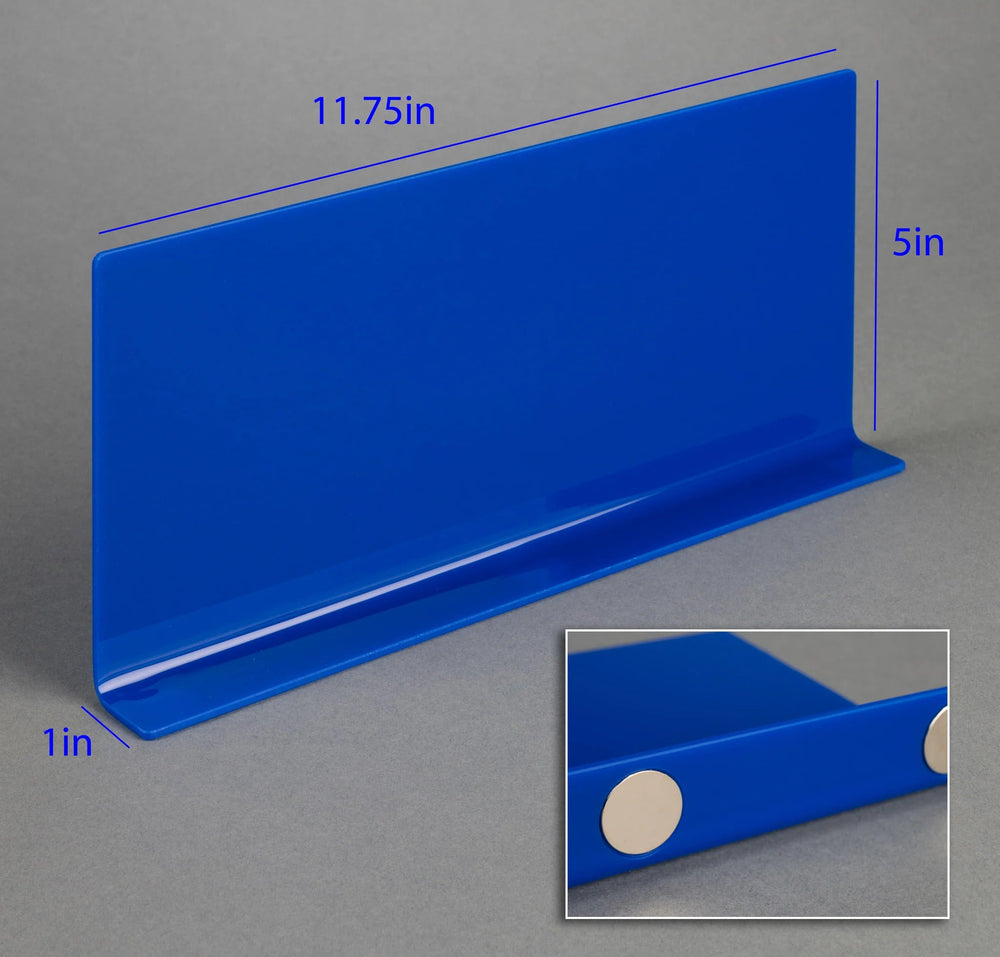 Pharmacy Divider, Blue- 12 inch wide x 5-inch tall