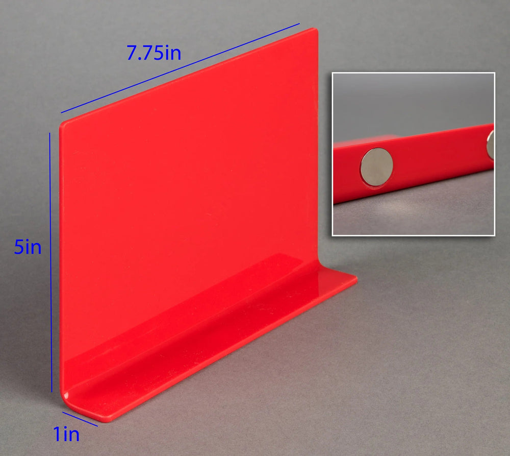Pharmacy Divider, Red- 7.75 inch wide x 5 inch tall