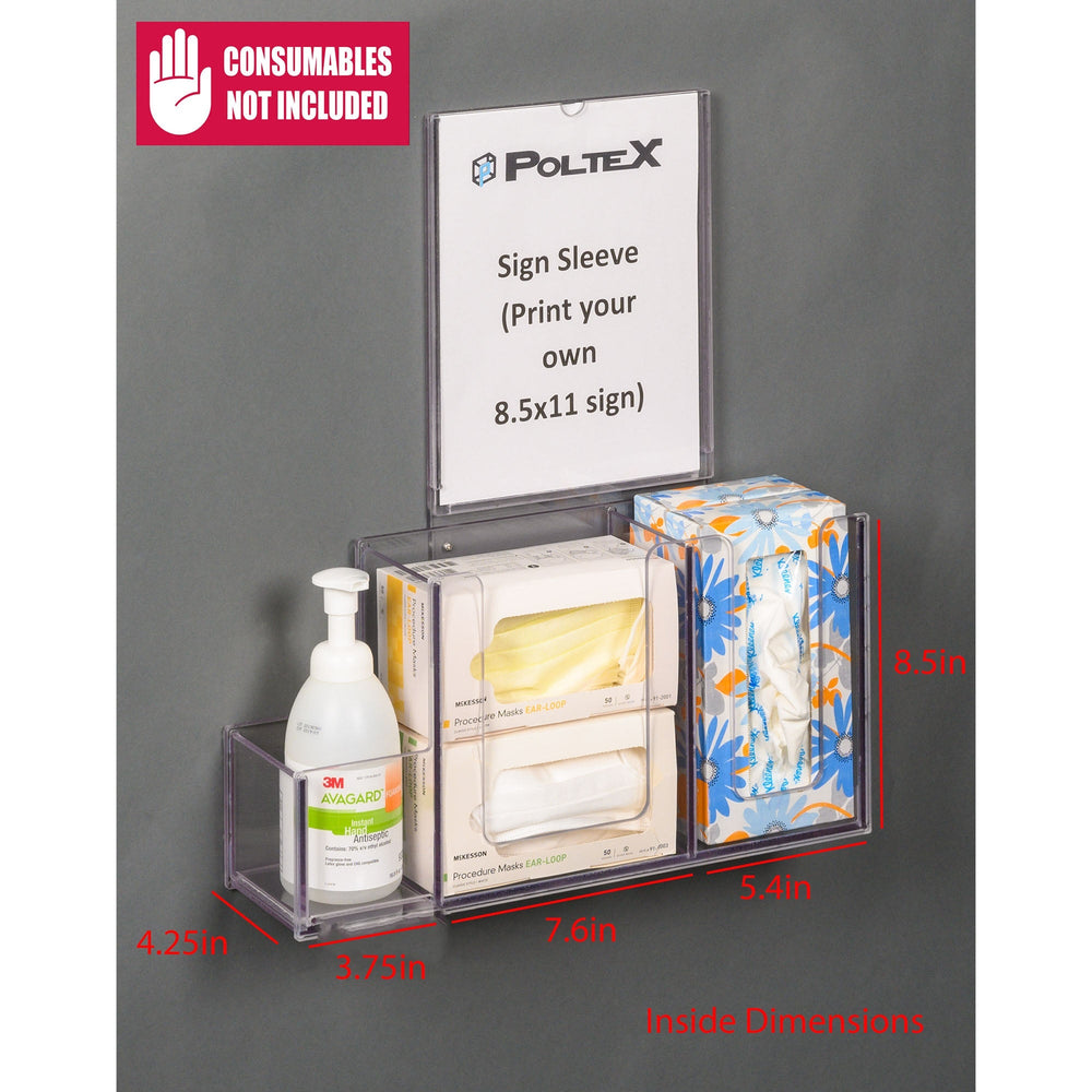 Respiratory Hygiene Station I (Wall Mount Sign Sleeve)