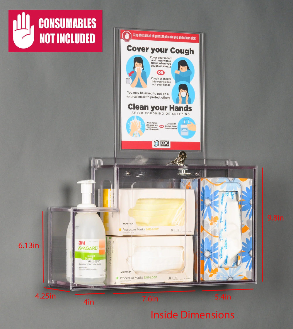 Respiratory Hygiene Station S (AC Stand, RHS AC Stand Kit, DCL Sign)
