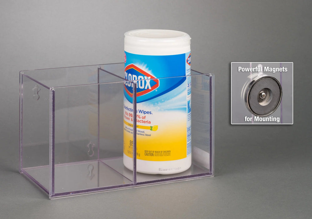 Sani/Clorox Wipe Holder-2 Pocket (Magnets 3)