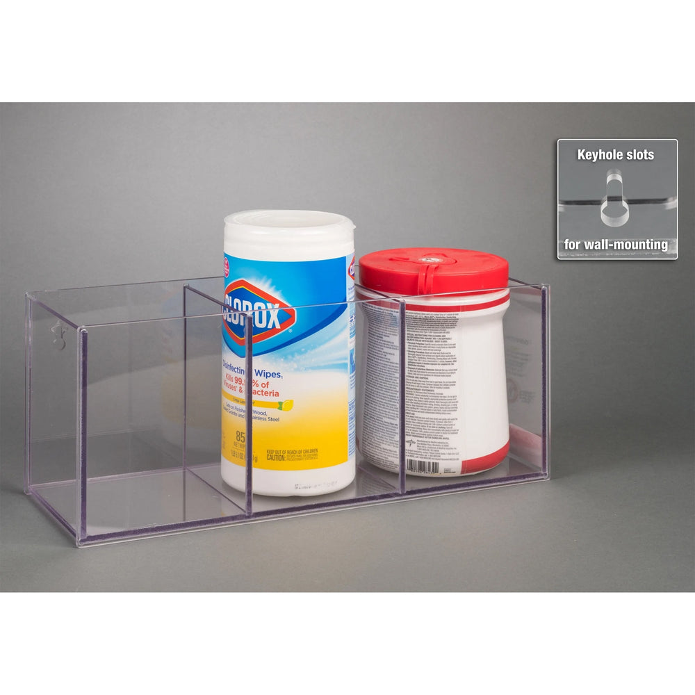Sani/Clorox Wipe Holder-3 Pocket (Wall Mount)