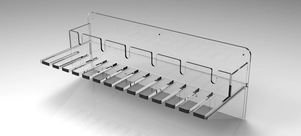Evotech Scope Connector Drying Rack w/ Box Hldr (Wall Mount)
