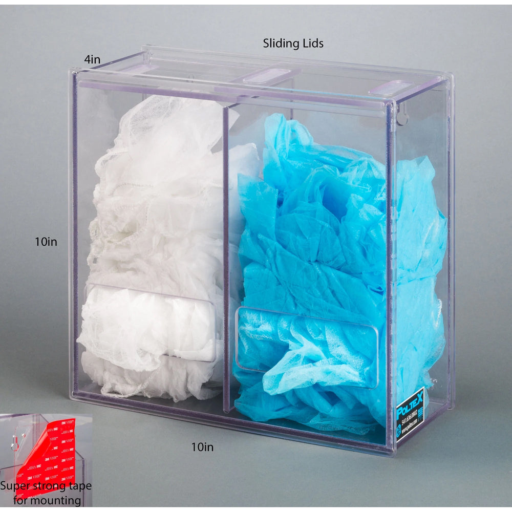 Bulk PPE Dispenser-10x10x4-Split (VHB Tape)