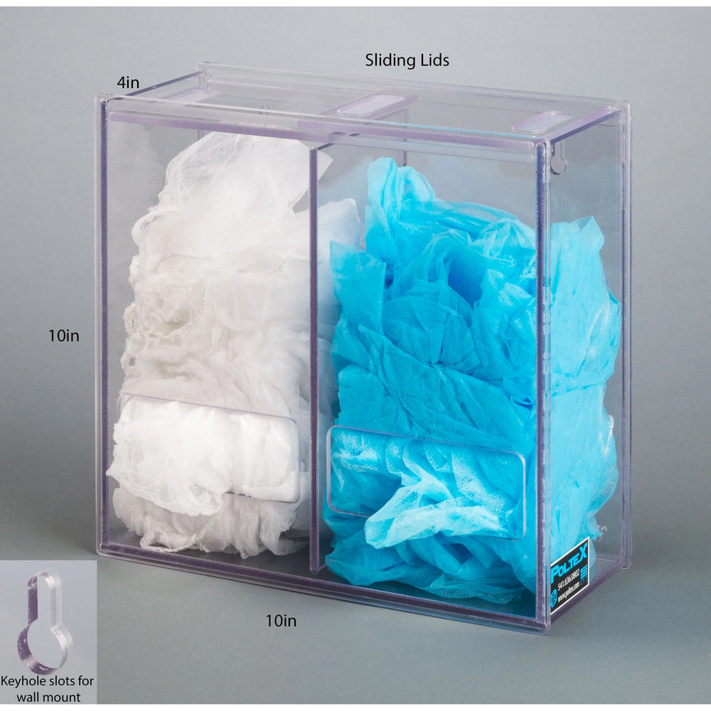 Bulk PPE Dispenser-10x10x4-Split (Wall Mount)