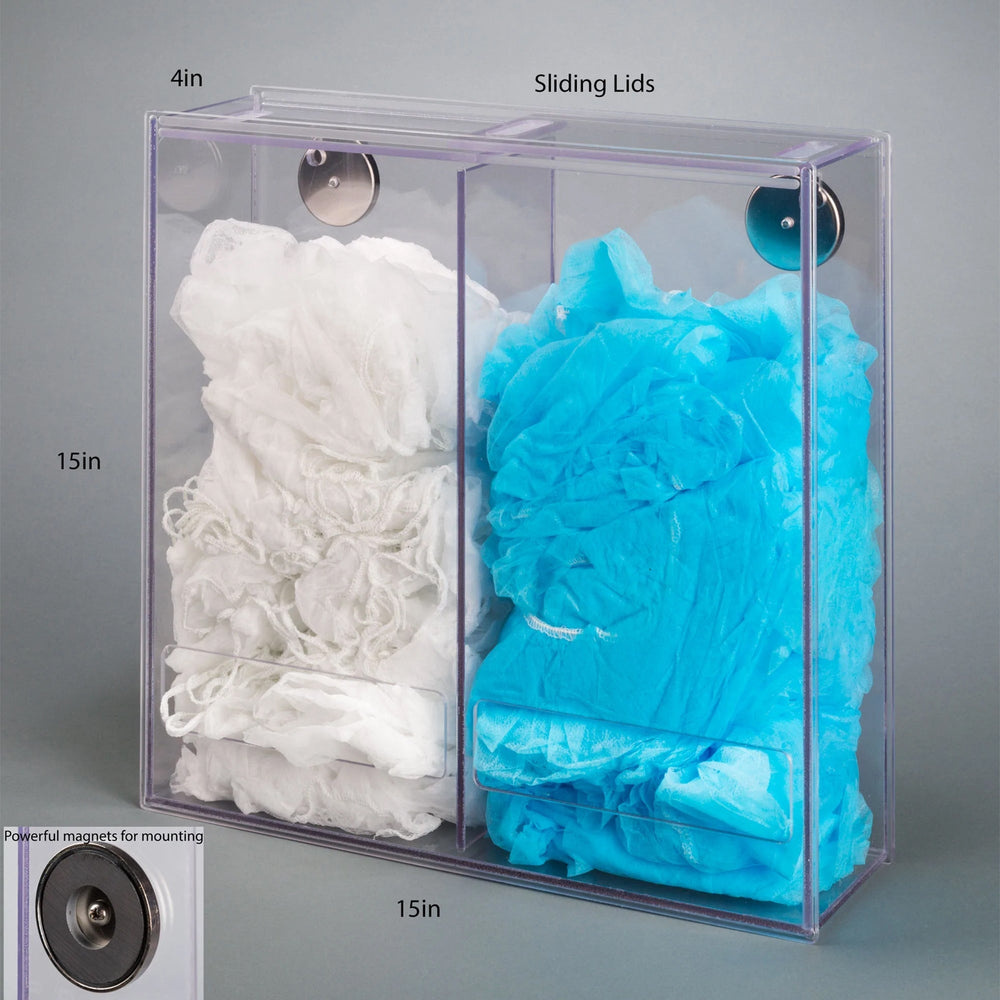 Bulk PPE Dispenser-15x15x5-Split (Magnet 4)