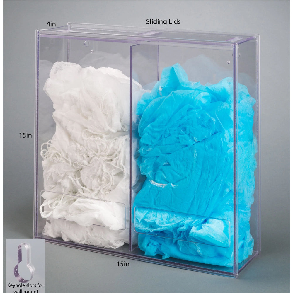 Bulk PPE Dispenser-15x15x5-Split (Wall Mount)