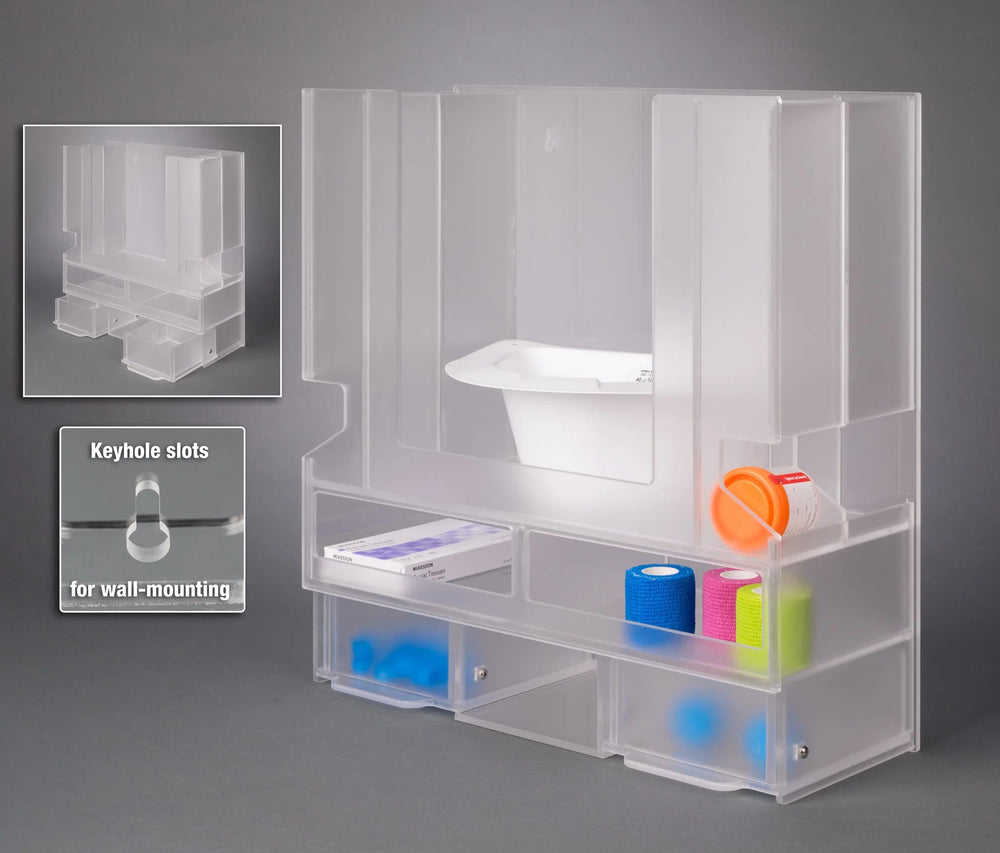 Frosted AC Multi-Specimen Collector Dispenser (Wall Mount)