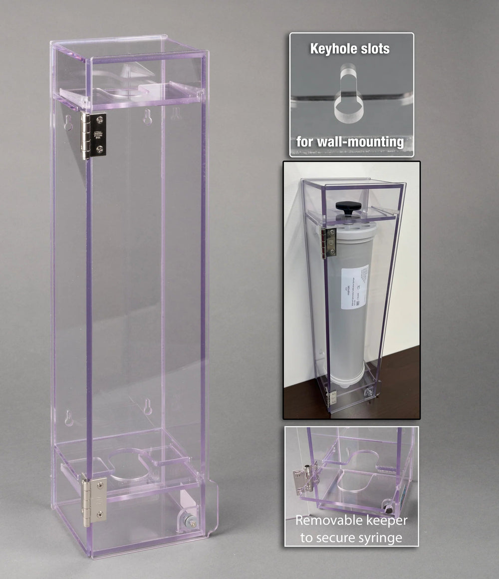 Spirometry Calibration Syringe Holder (Wall Mount)