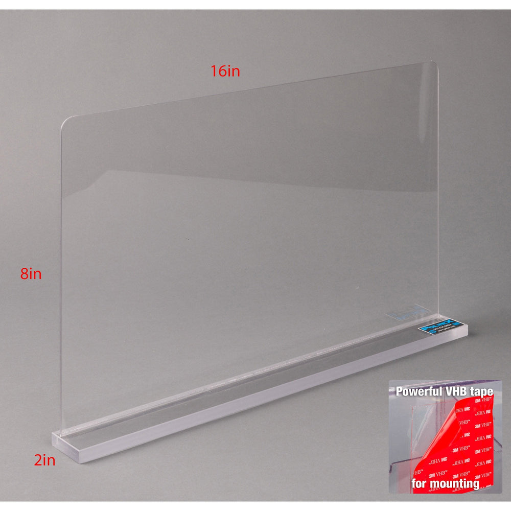 Sink Splash Guard-8x16in (VHB Tape)