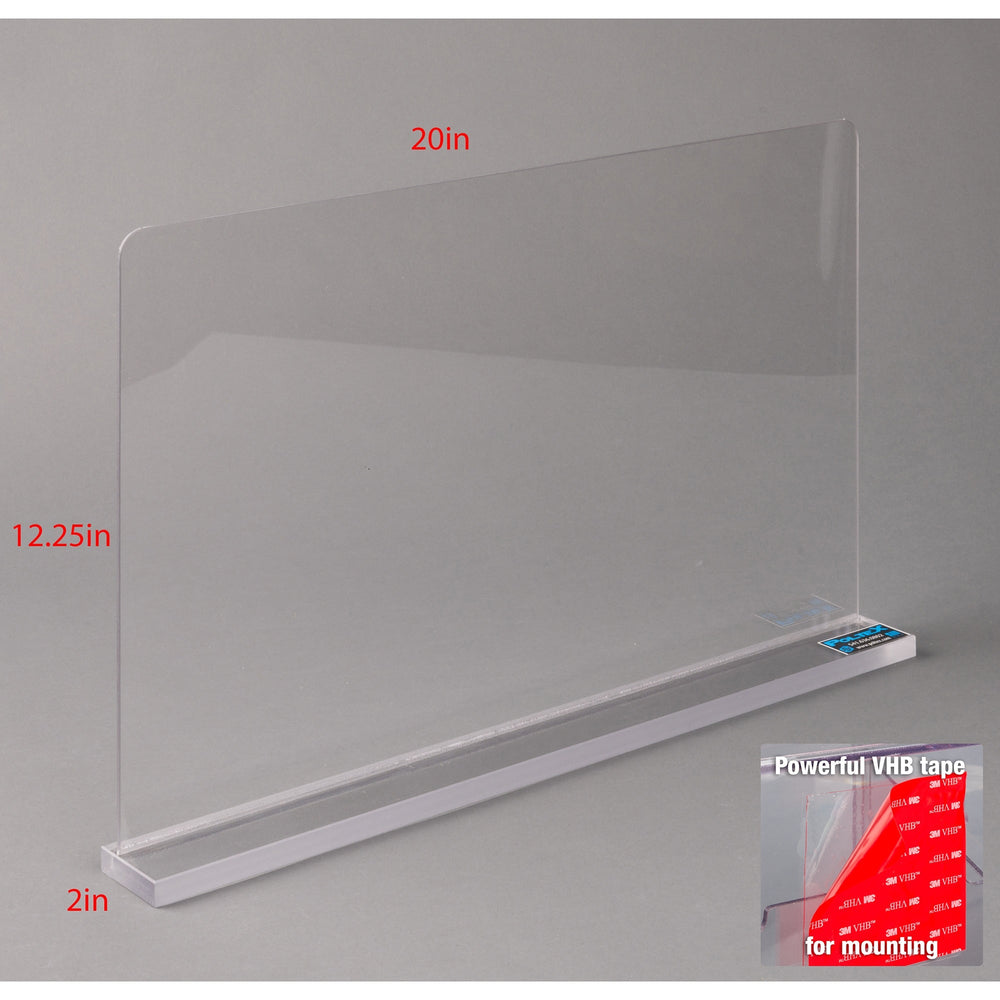 Sink Splash Guard-12x20in (VHB Tape)