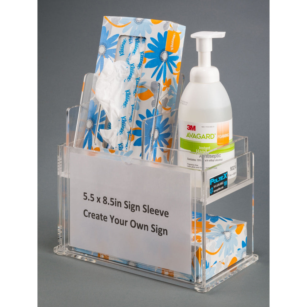 Tissue/ Hand Sanitizer/ Sign Station (Bump)